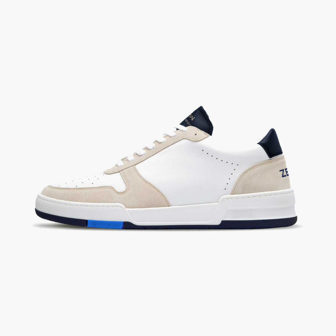 Sneakers cuir frost et marine - du 39 au 46 | ZESPÀ