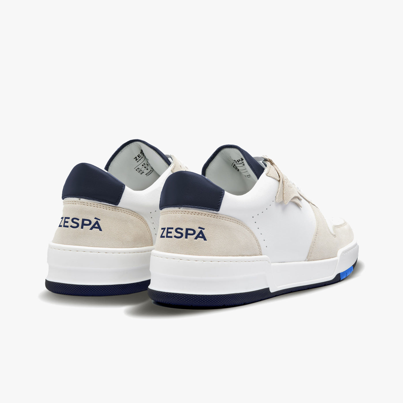 Sneakers cuir frost et marine - du 39 au 46 | ZESPÀ