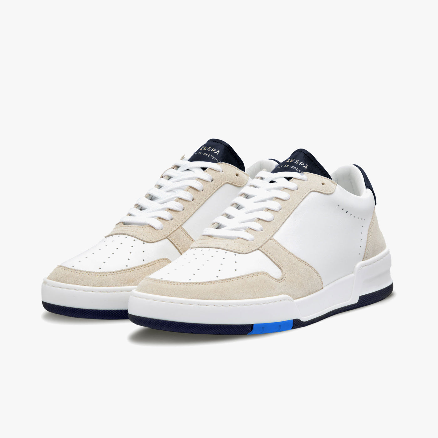 Sneakers cuir frost et marine - du 35 au 41 | ZESPÀ