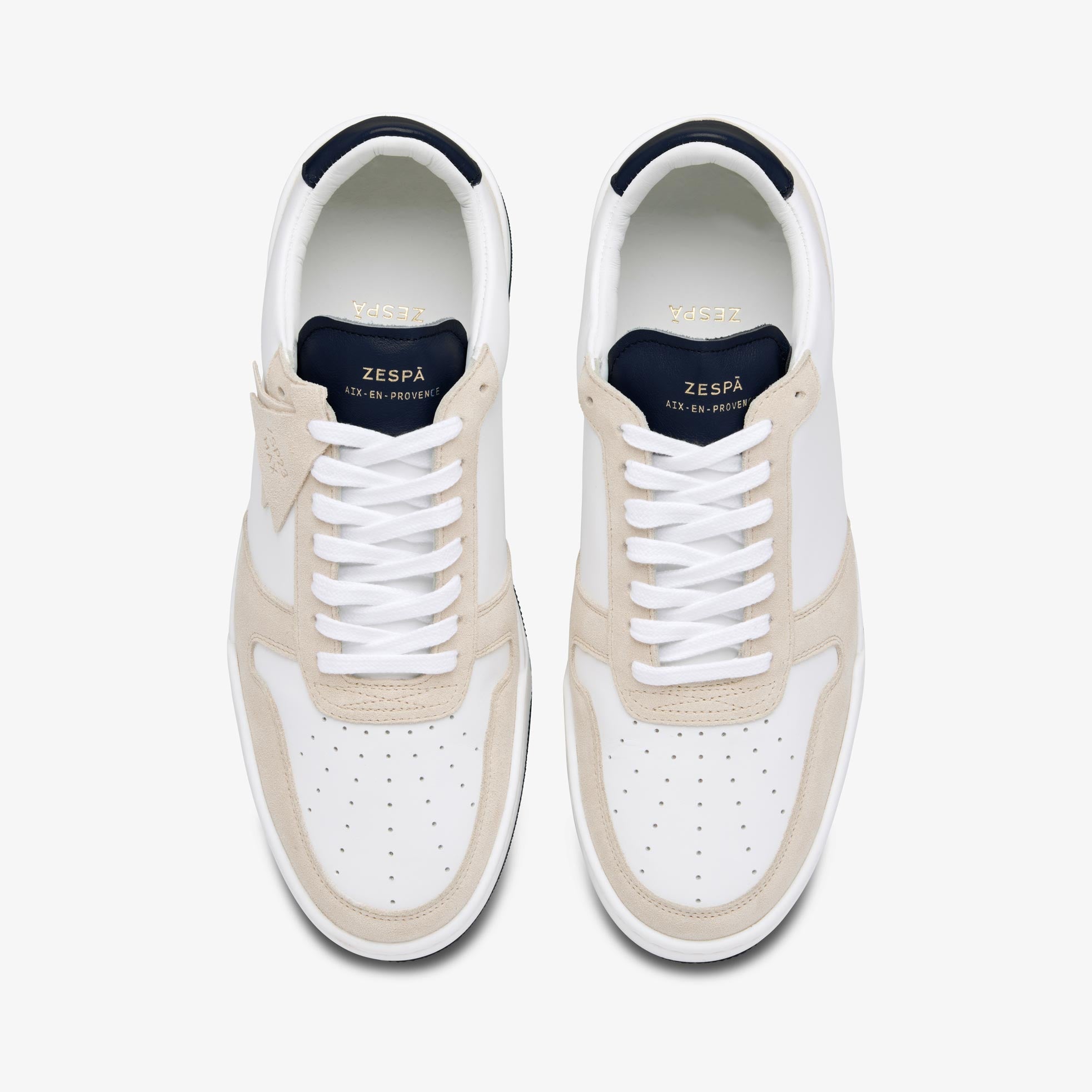 Sneakers cuir frost et marine - du 35 au 41 | ZESPÀ