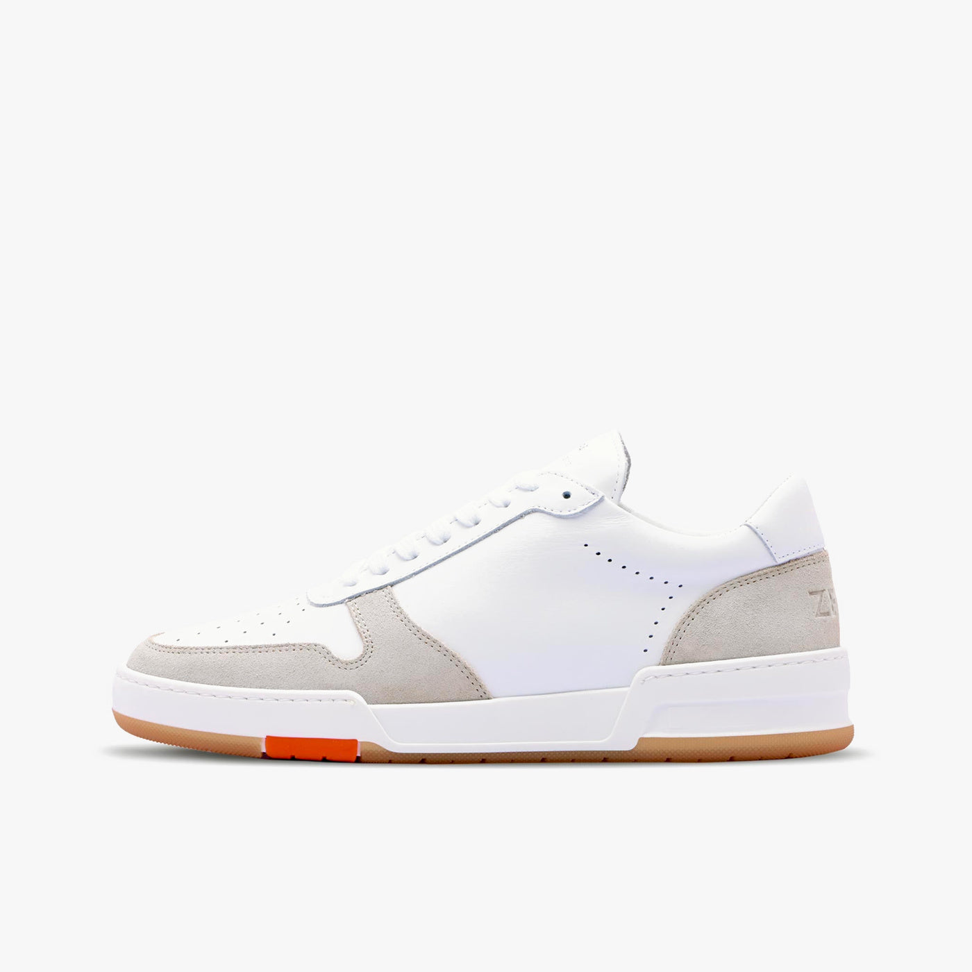 Sneakers cuir blanc et  frost | ZESPÀ
