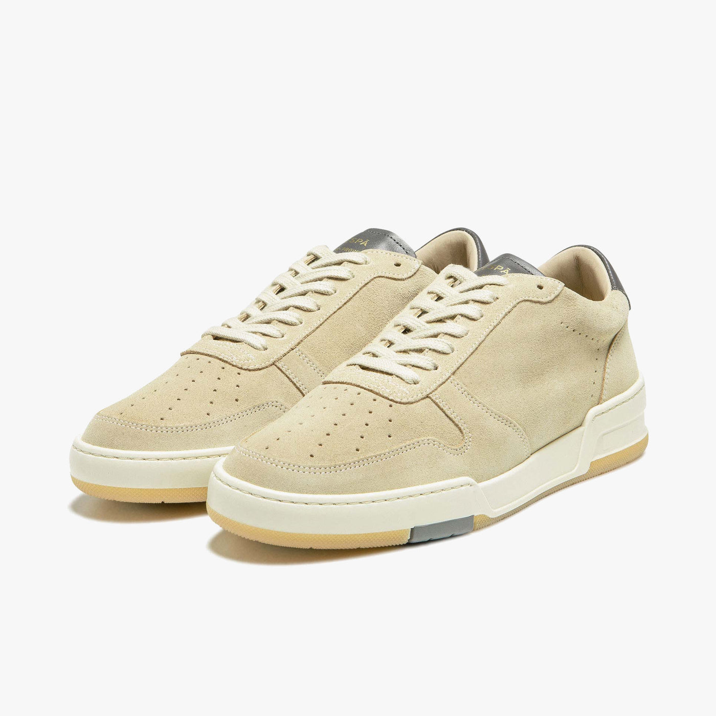 Sneakers cuir suède blanc cassé | ZESPÀ
