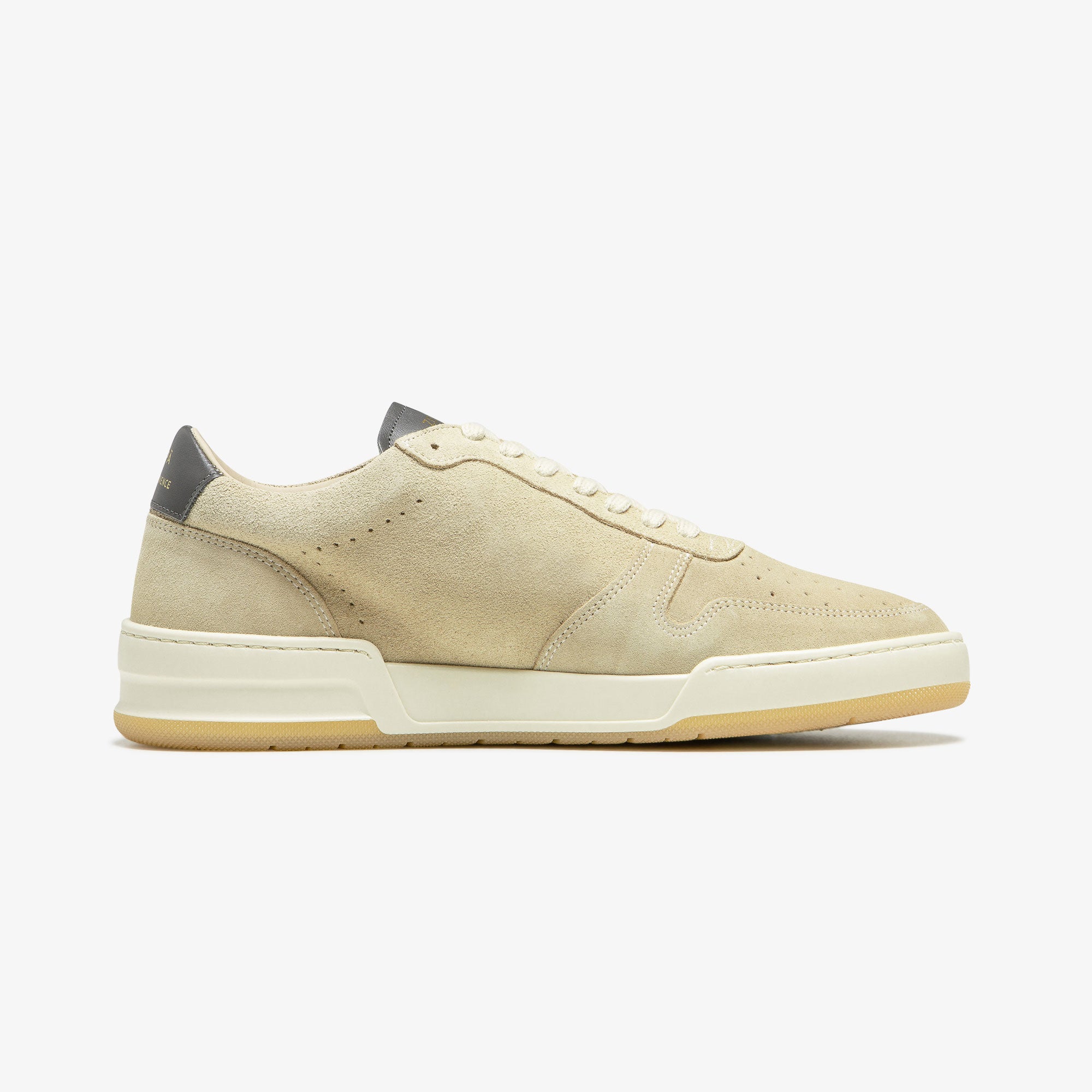 Sneakers cuir suède blanc cassé | ZESPÀ