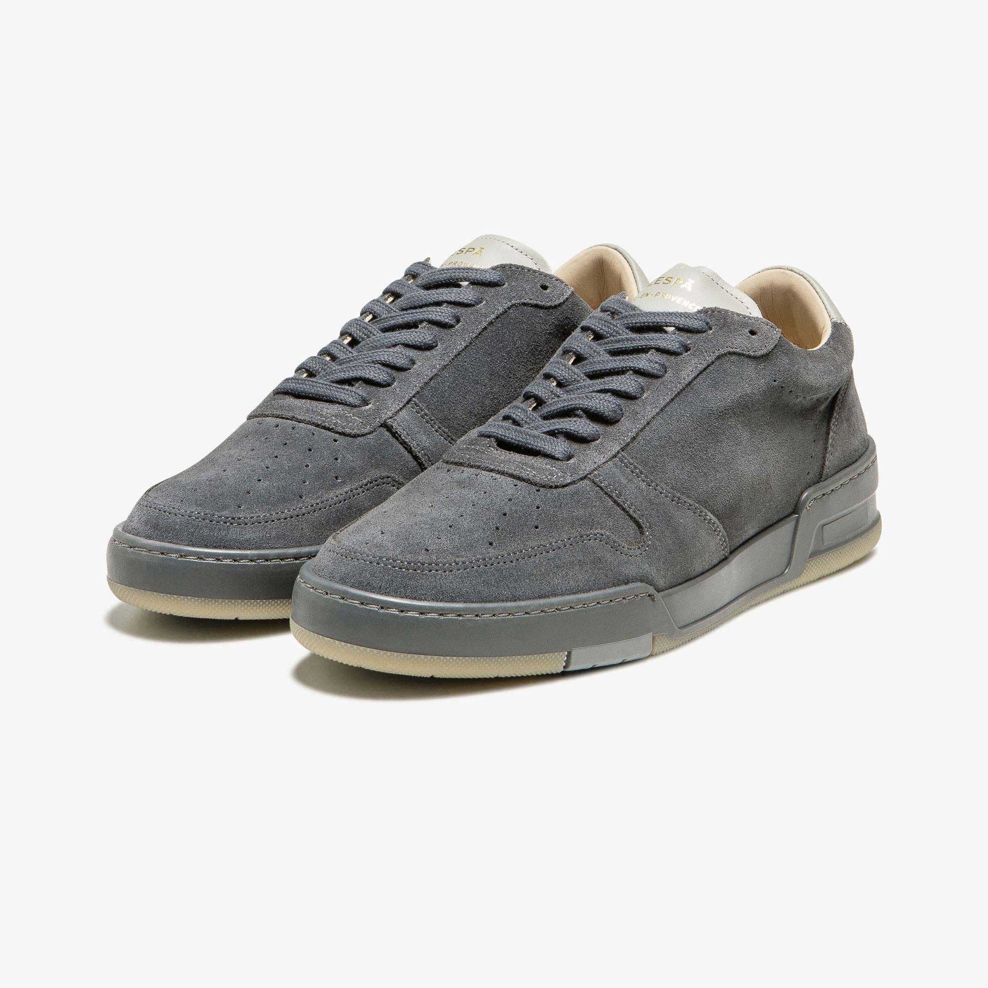 Sneakers cuir suède anthracite | ZESPÀ