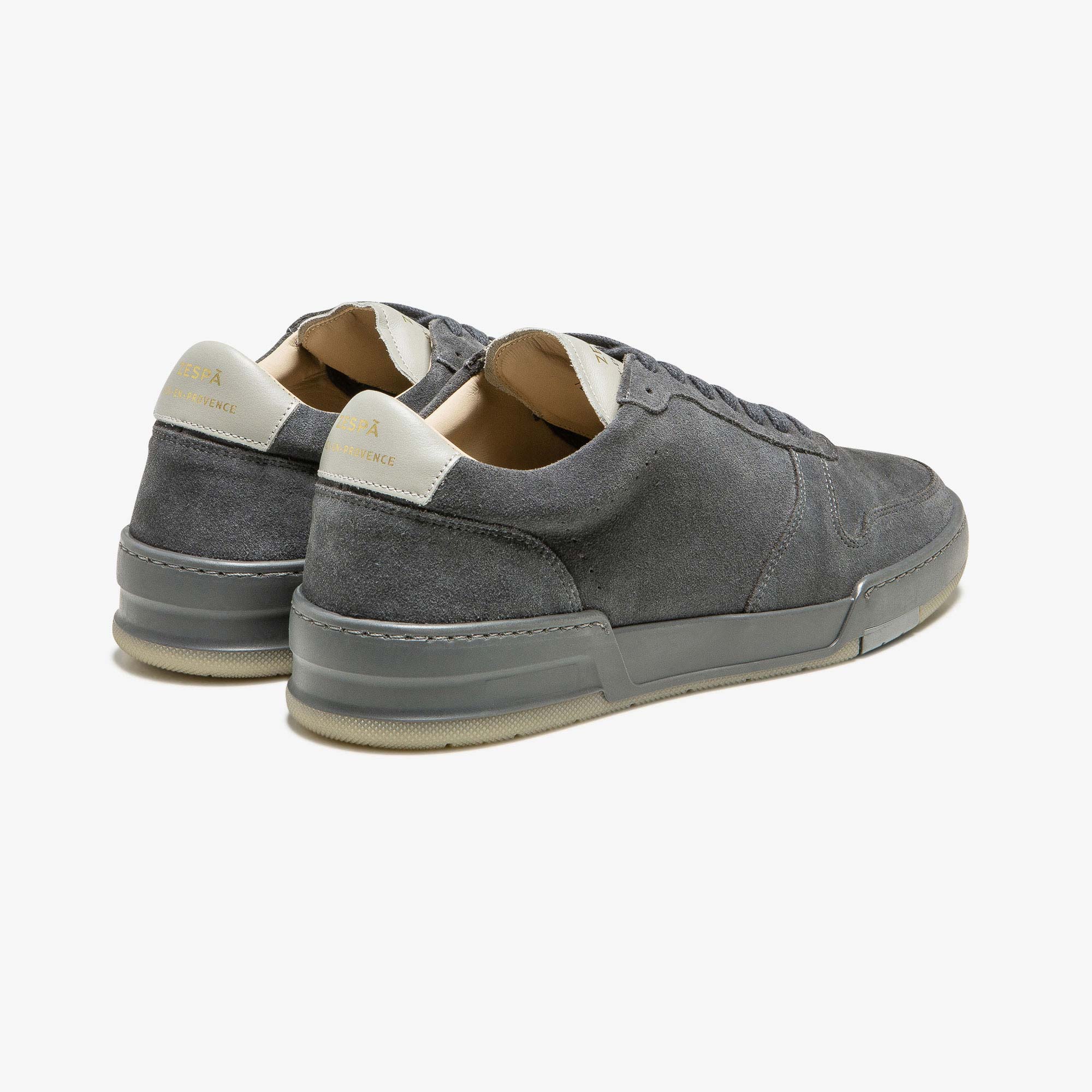 Sneakers cuir suède anthracite | ZESPÀ