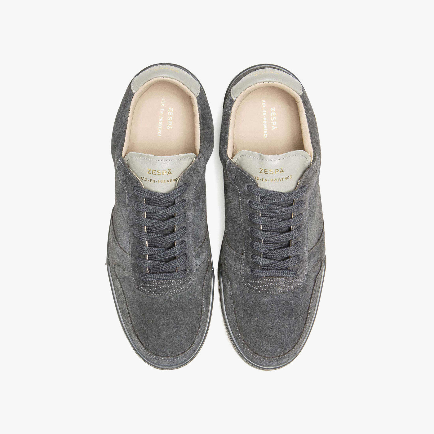 Sneakers cuir suède anthracite | ZESPÀ