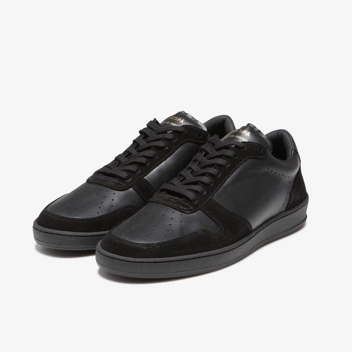 Sneaker minimaliste en cuir noir du 39 au 46 | ZESPÀ