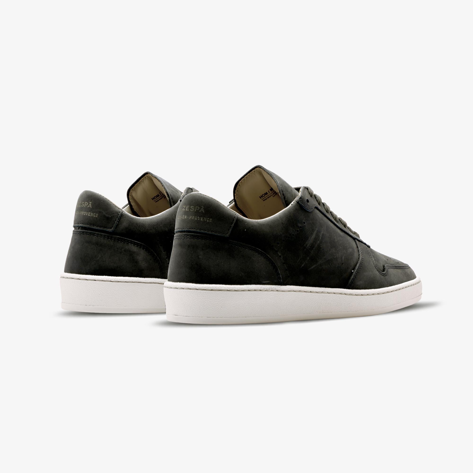 Sneakers cuir anthracite | ZESPÀ
