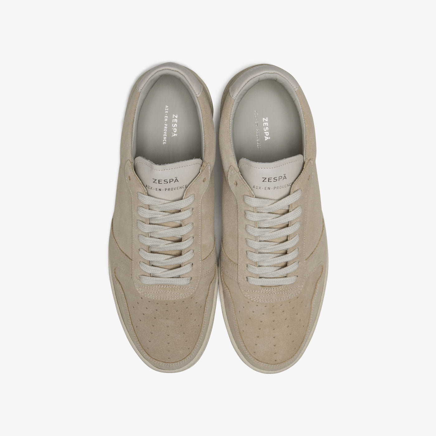 Sneakers cuir suède beige | ZESPÀ