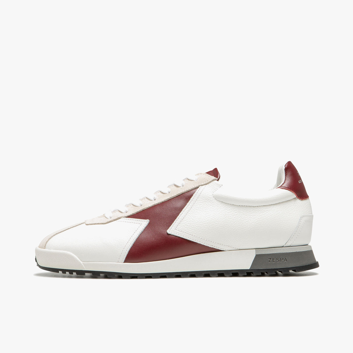 Sneakers cuir rouge foncé | ZESPÀ