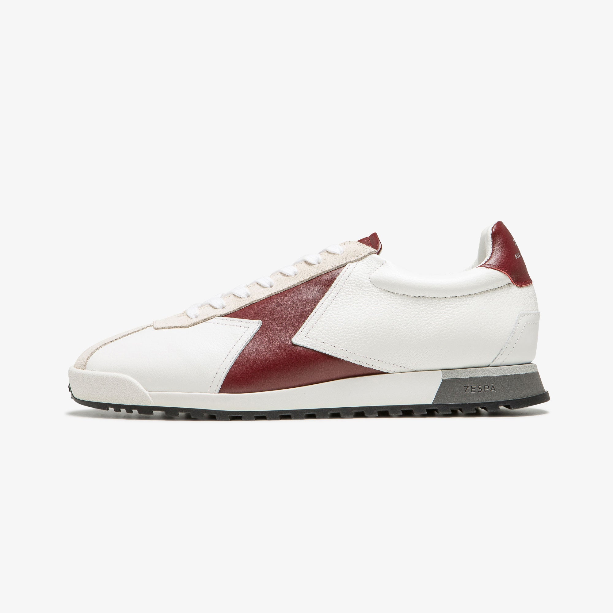 Sneakers cuir rouge foncé | ZESPÀ