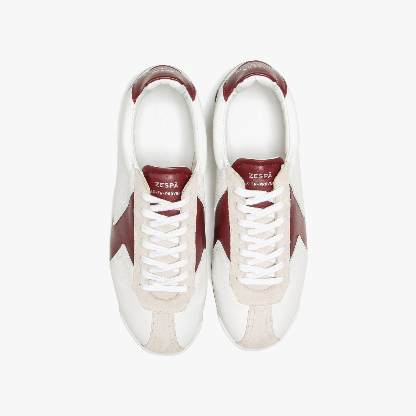 Sneaker en cuir grainé wine homme du 39 au 46 | ZESPÀ