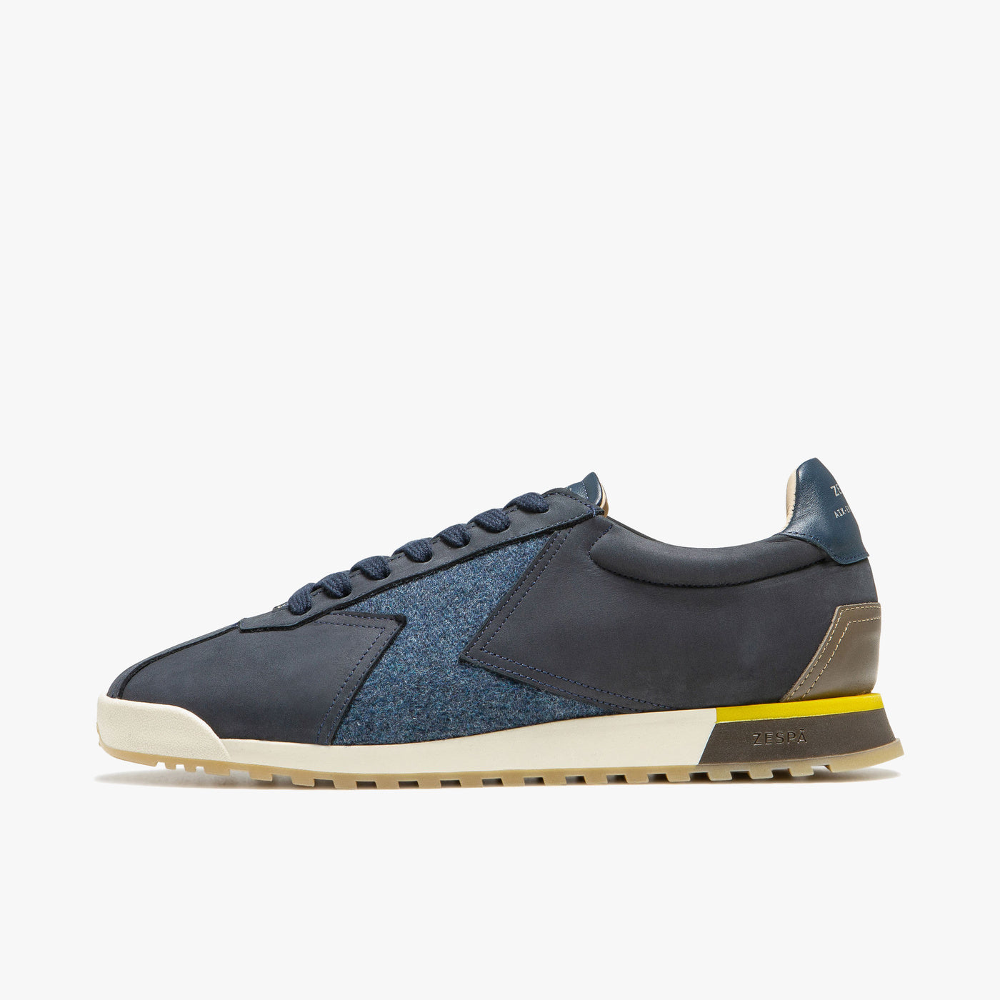 Sneaker en cuir nubuck marine homme du 39 au 46 | ZESPÀ