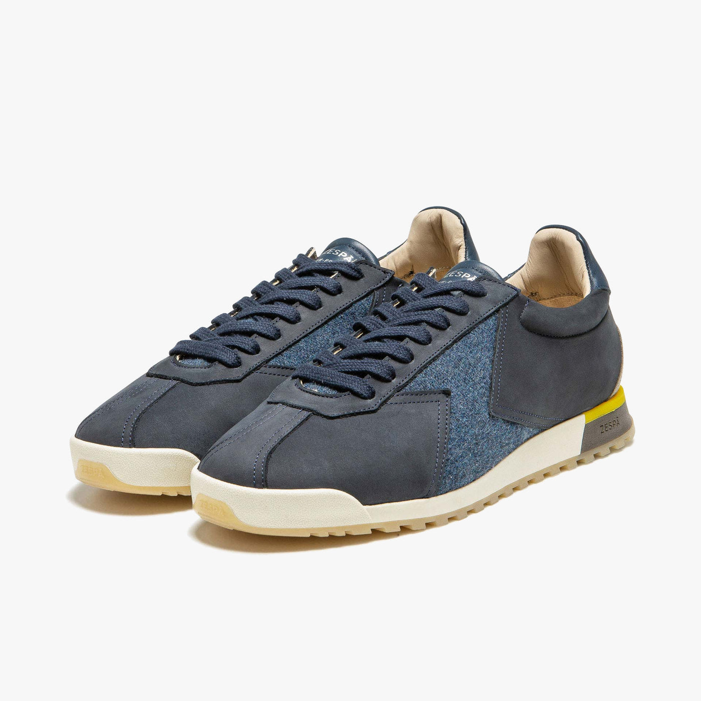 Sneaker en cuir nubuck marine homme du 39 au 46 | ZESPÀ
