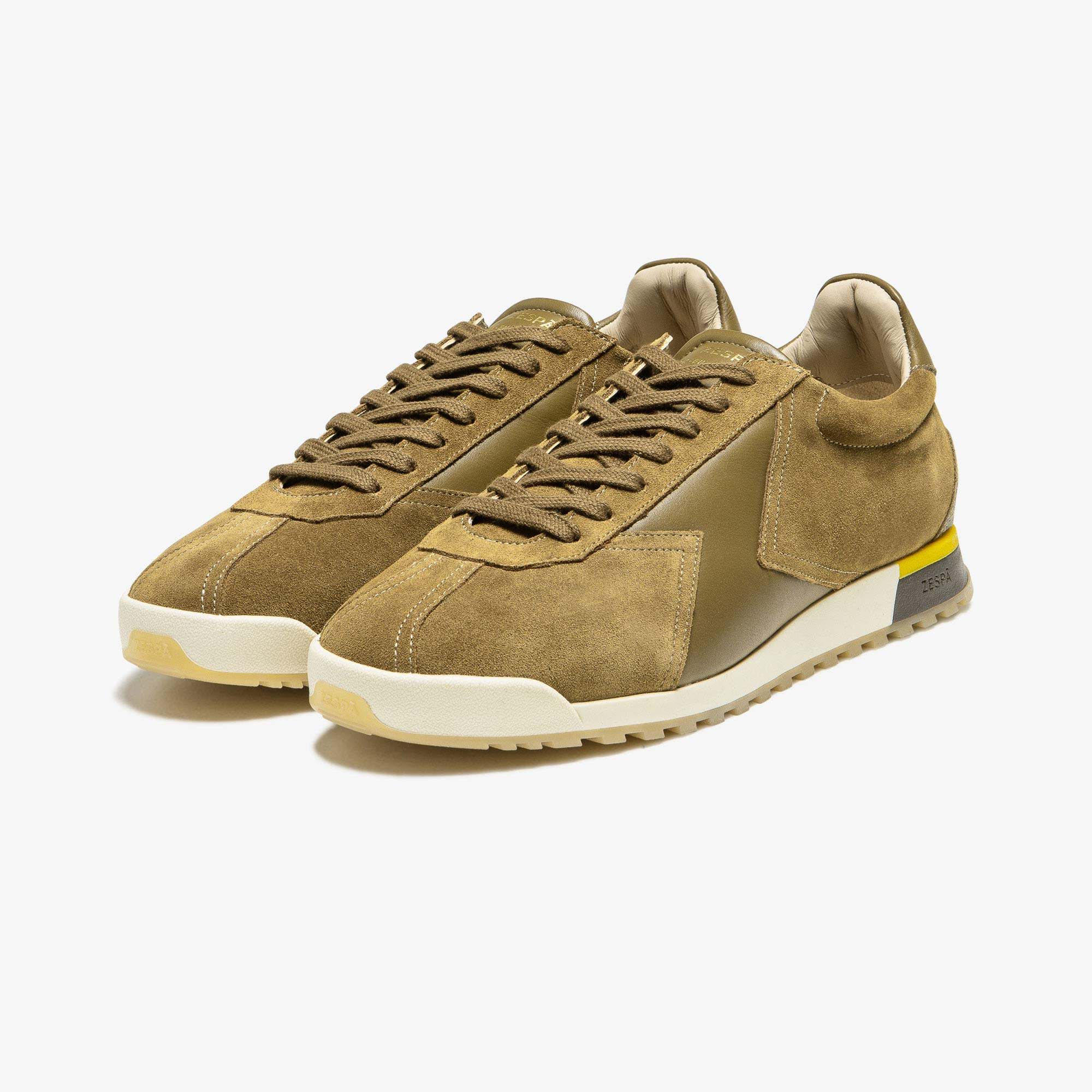 Sneakers cuir suède marron | ZESPÀ