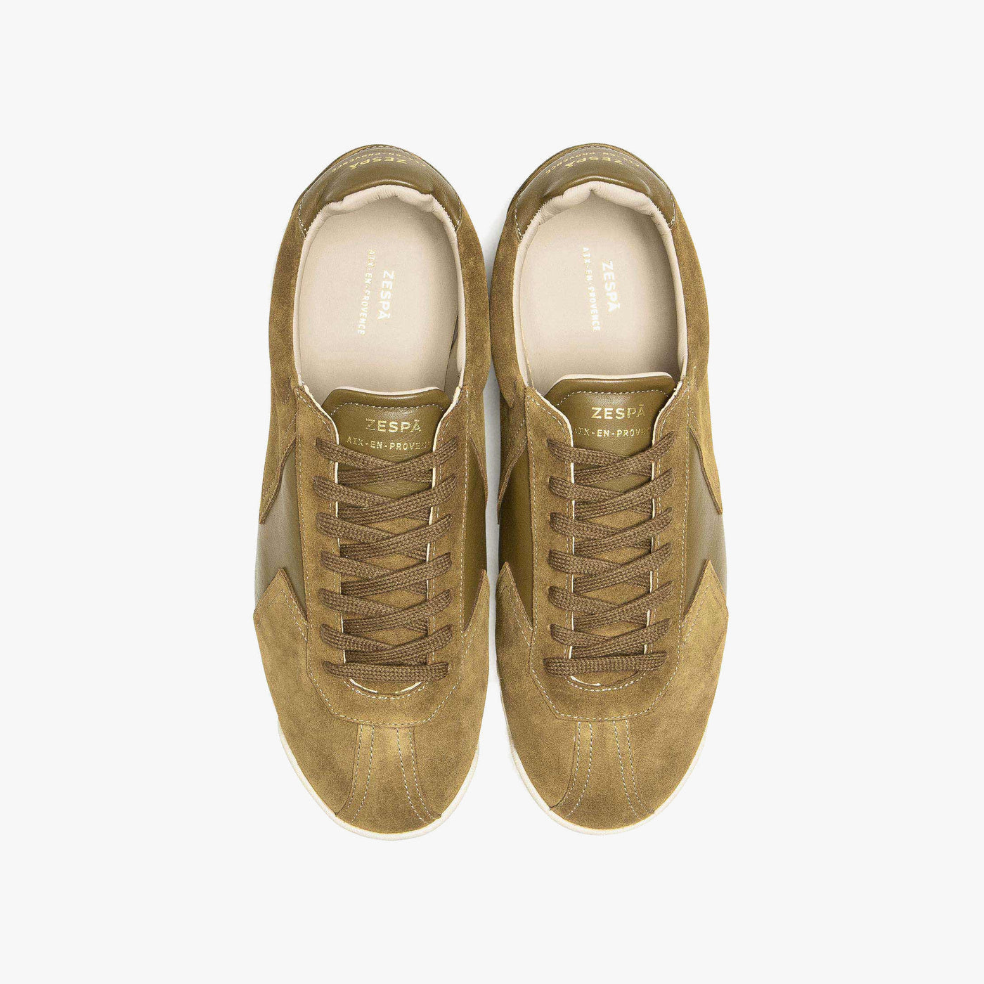 Sneakers cuir suède marron | ZESPÀ