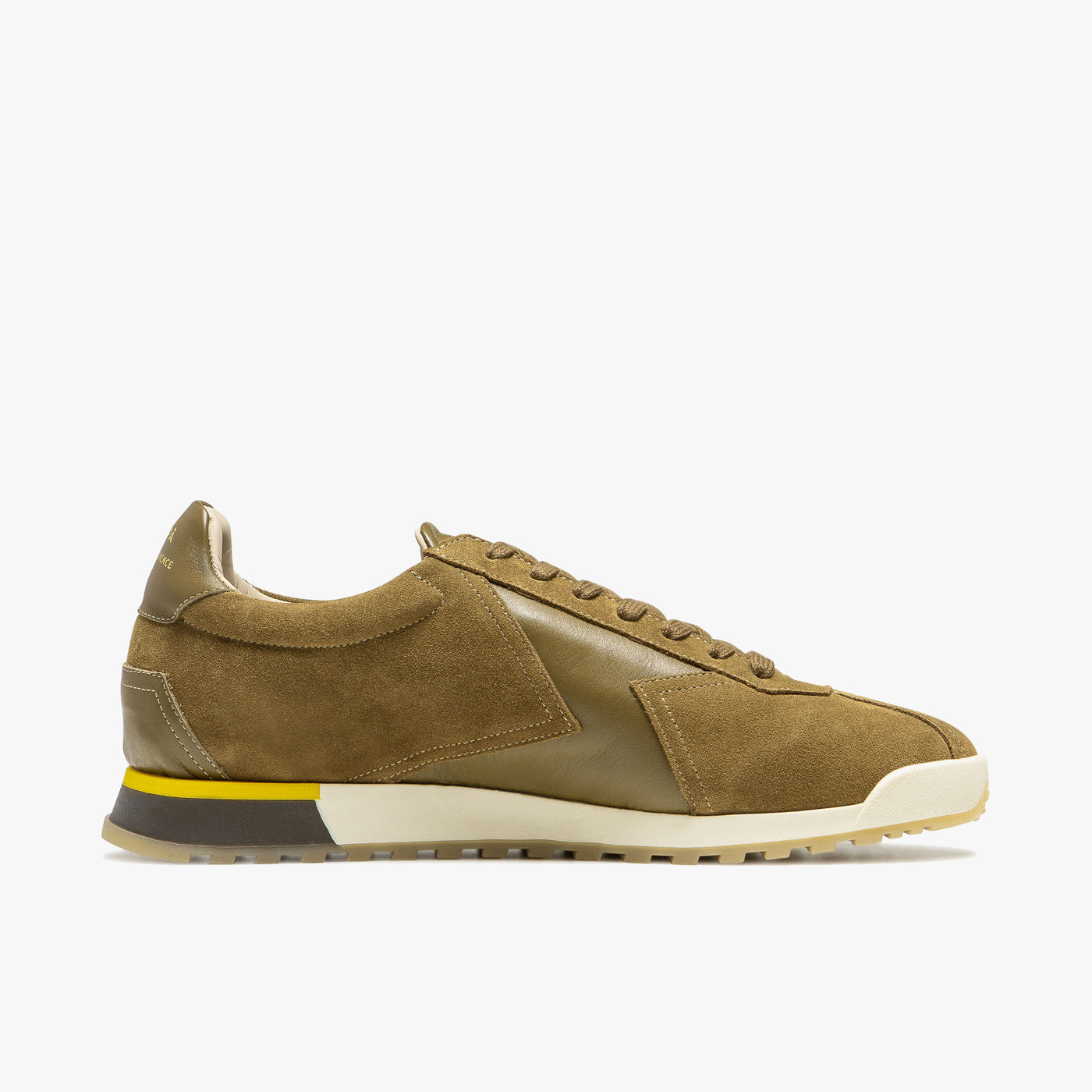 ZSP25 SUEDE LOGO Vintage Sneakers Brown Suede Leather Men's