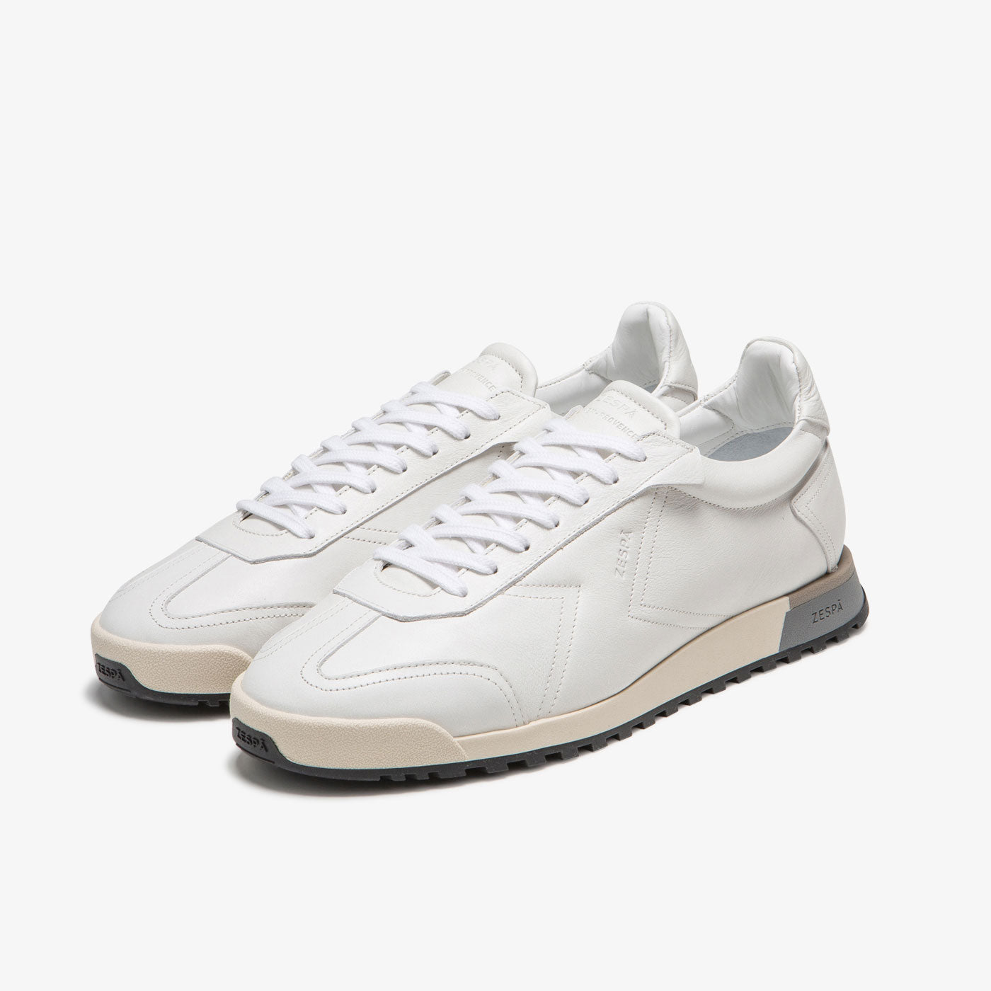 Sneaker en cuir blanc mixte du 36 au 46 | ZESPÀ