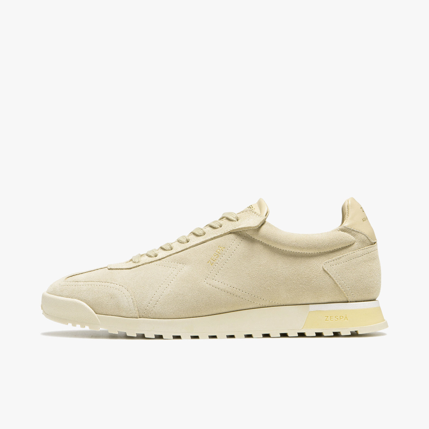 Sneakers cuir suède blanc cassé | ZESPÀ