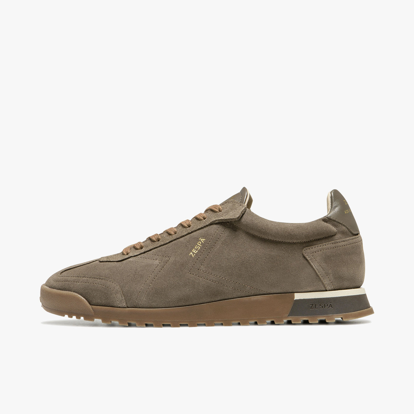 Sneakers cuir suède taupe | ZESPÀ