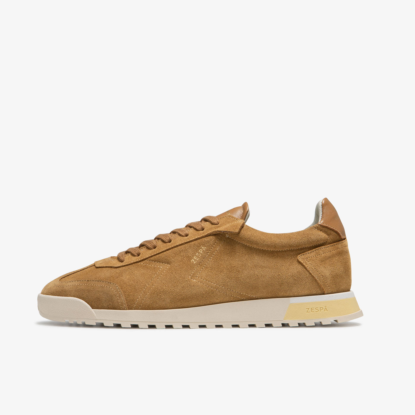 SUEDE　スウェード ZSP25 SUEDE LOGO Vintage Sneakers Brown Suede Leather Men's