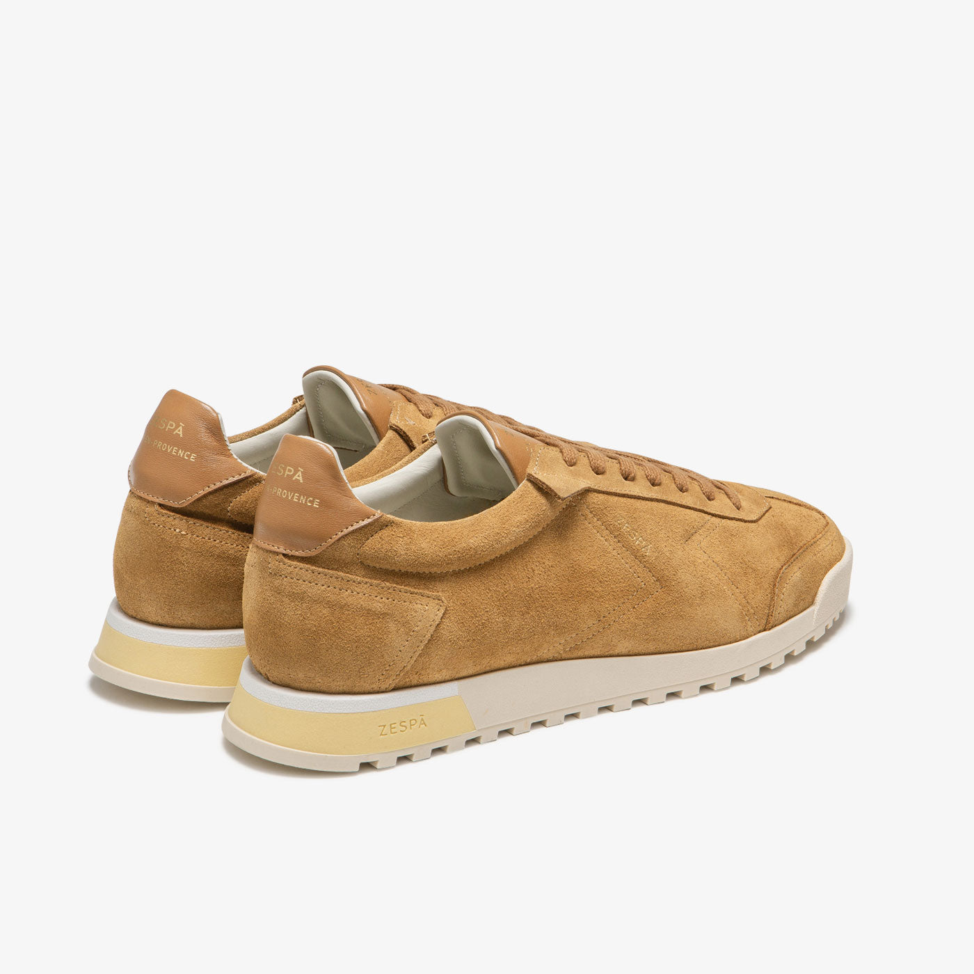 Sneakers vintage cuir suède cognac | ZESPÀ