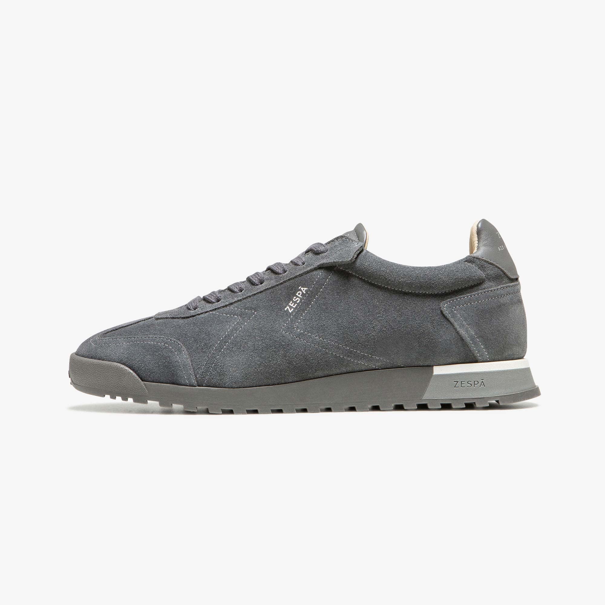 Sneakers cuir suède anthracite | ZESPÀ