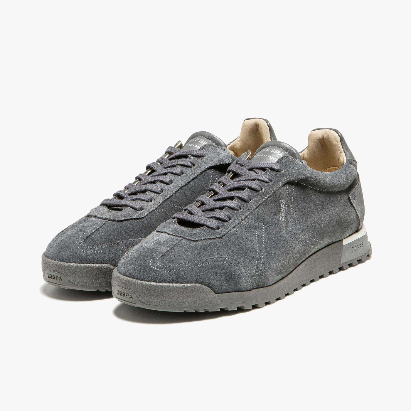 Sneakers cuir suède anthracite | ZESPÀ