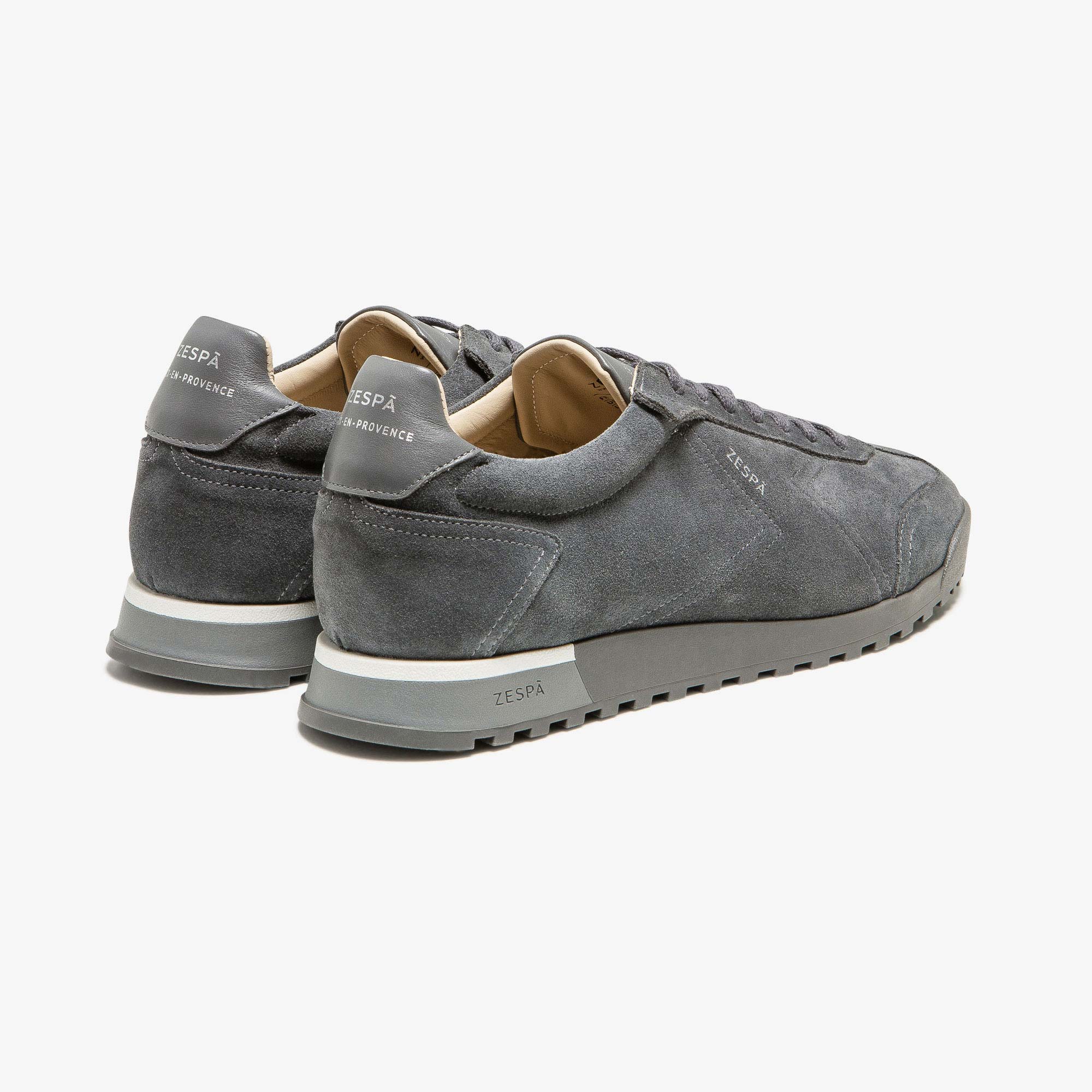 Sneakers cuir suède anthracite | ZESPÀ
