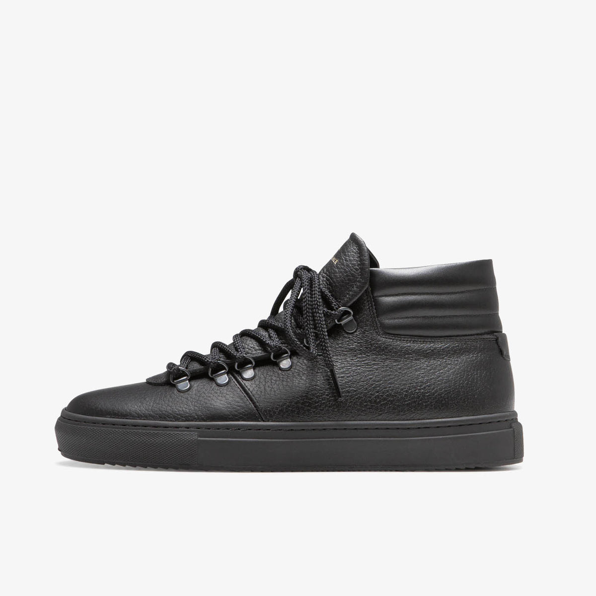 Sneaker outdoor en cuir noir du 39 au 46 | ZESPÀ