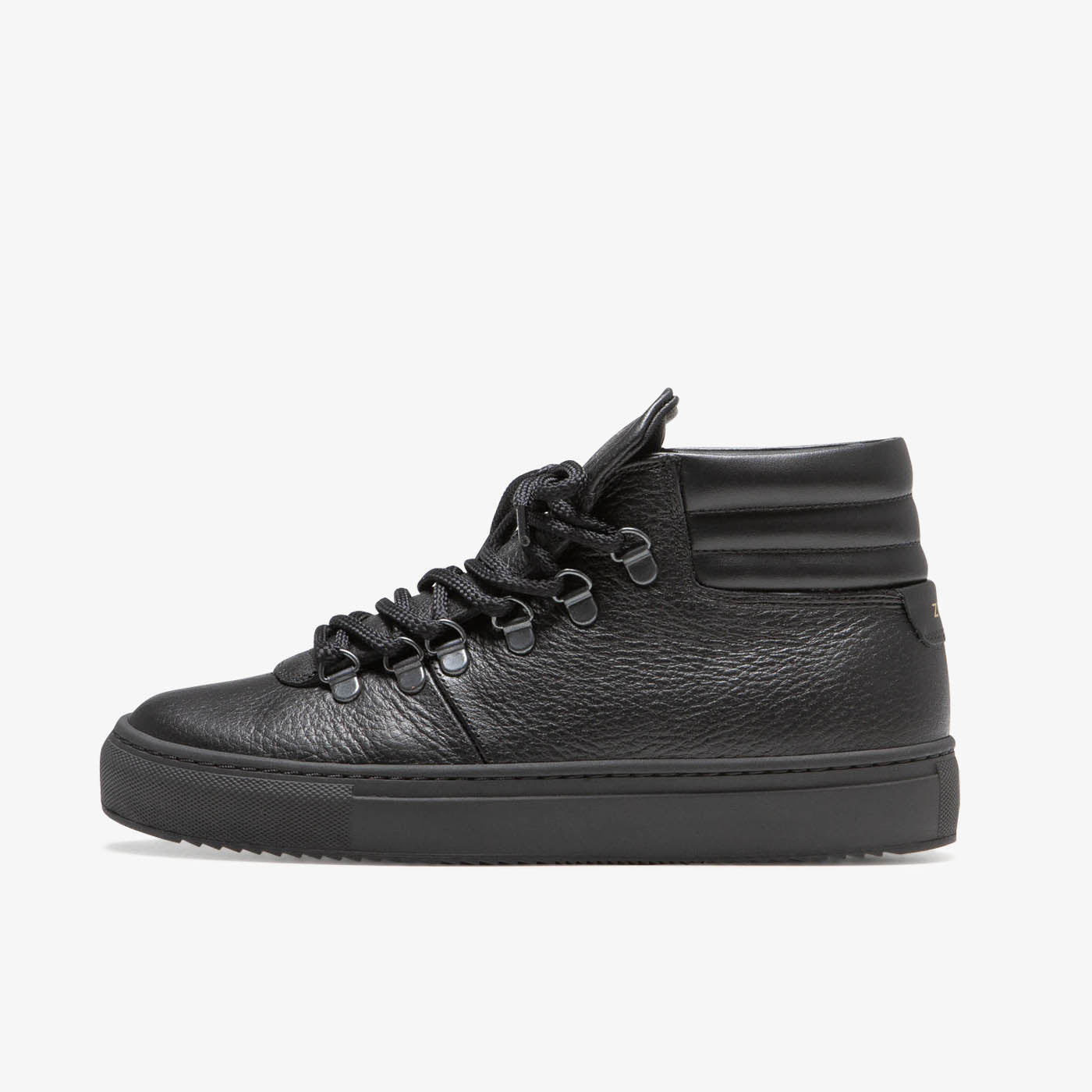 Sneaker outdoor en cuir noir du 35 au 41 | ZESPÀ