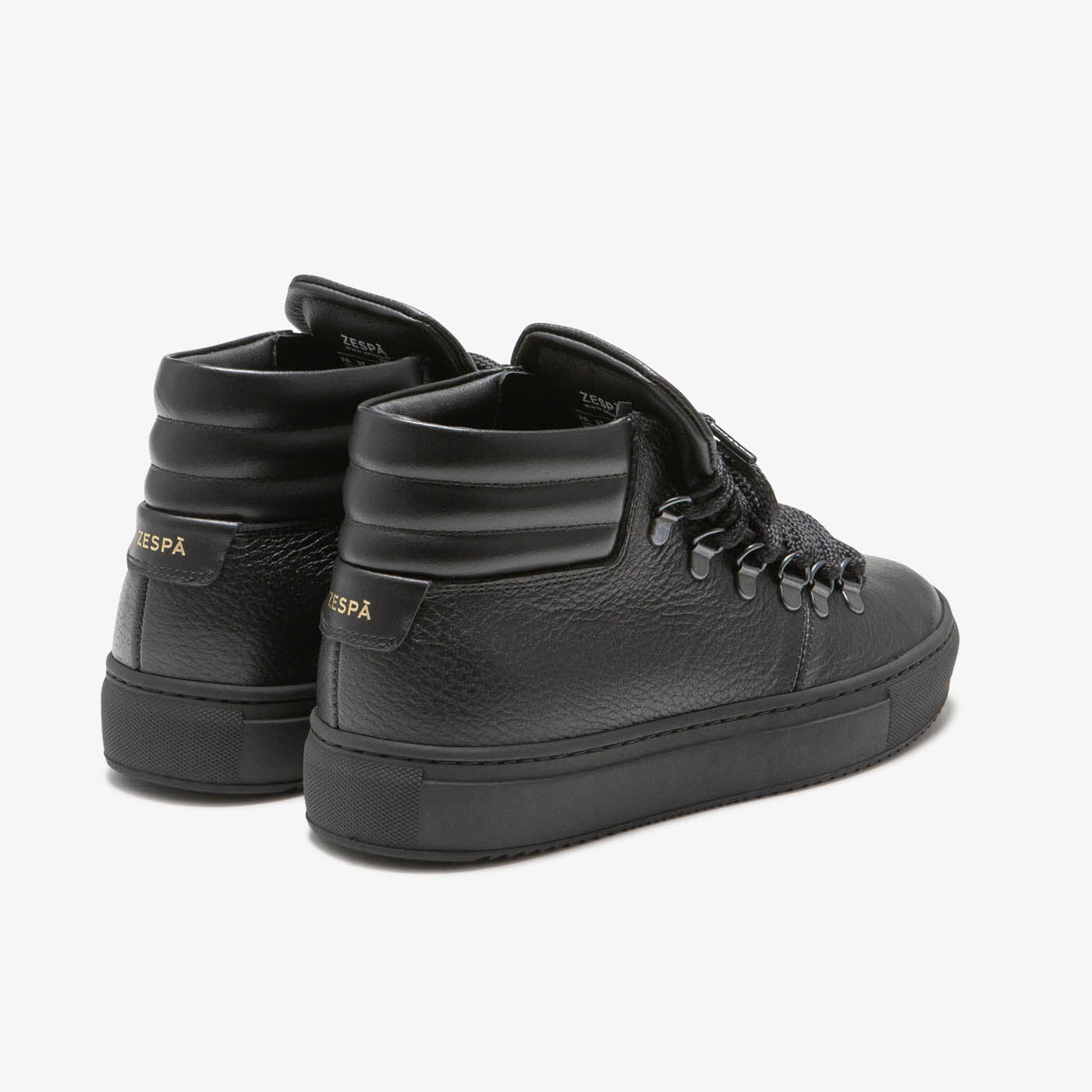 Sneaker outdoor en cuir noir du 35 au 41 | ZESPÀ