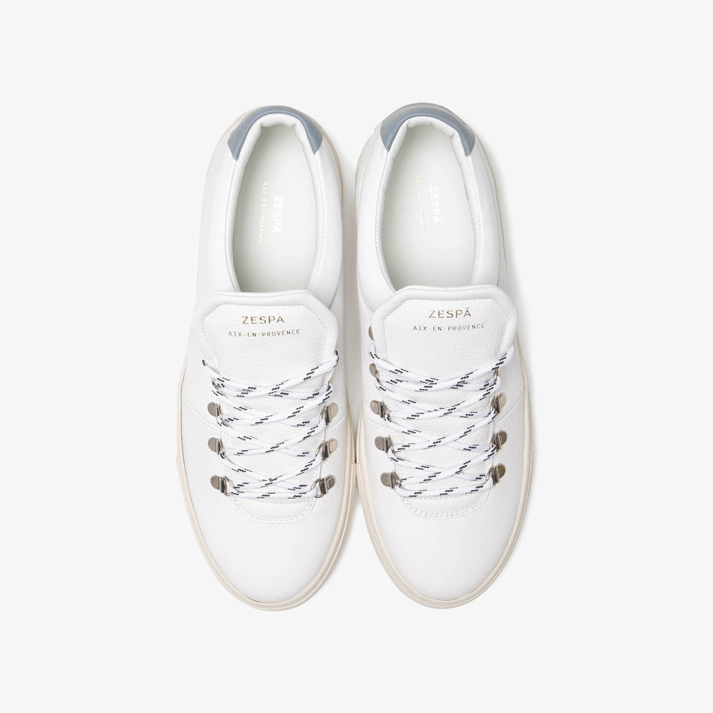 Sneaker outdoor en cuir blanc du 39 au 46 | ZESPÀ