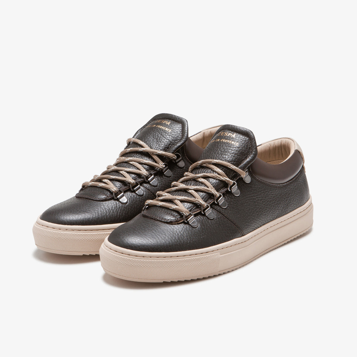 Sneaker outdoor en cuir marron foncé du 39 au 46 | ZESPÀ