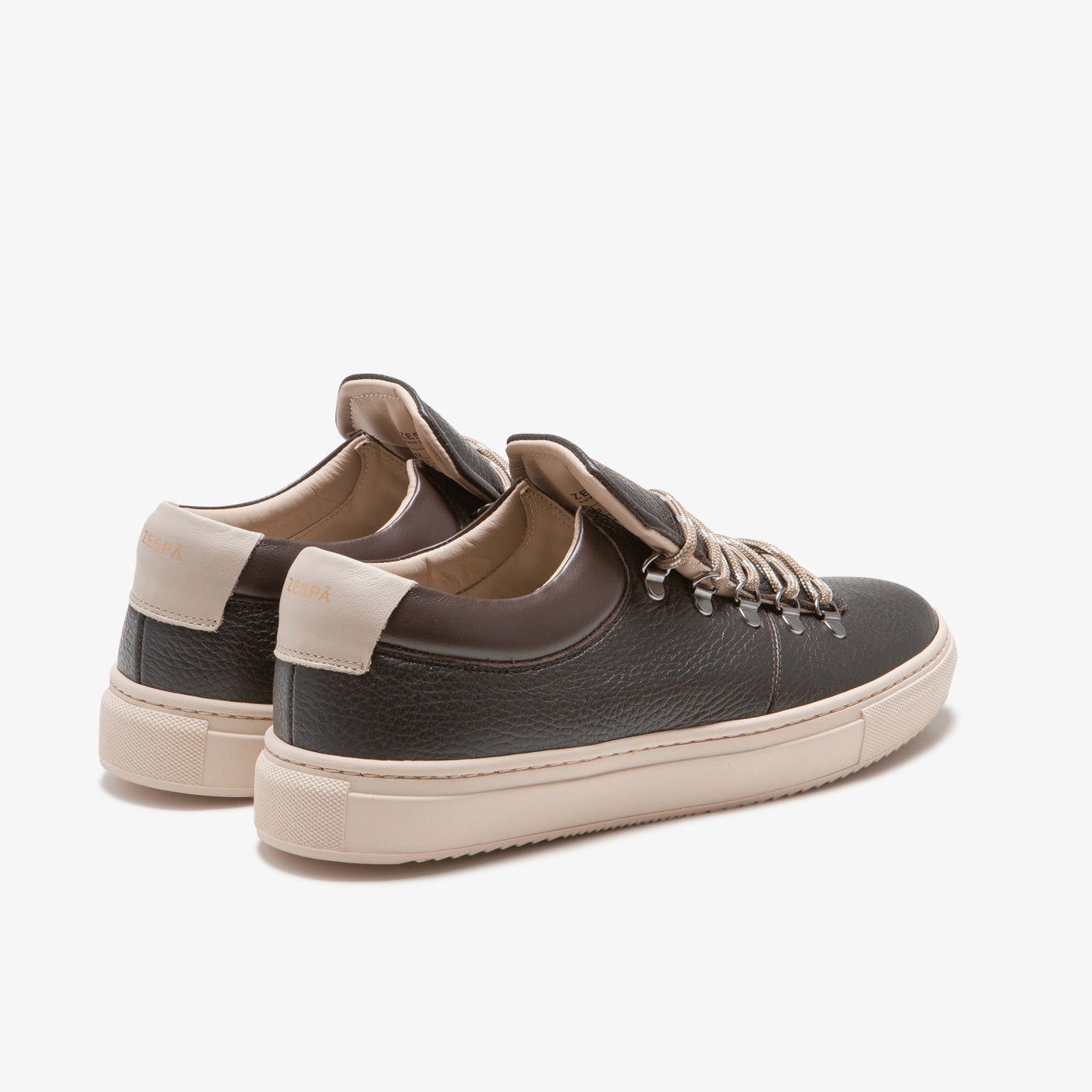Sneaker outdoor en cuir marron foncé du 39 au 46 | ZESPÀ