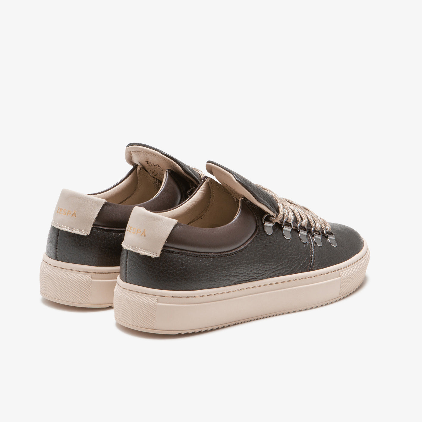Sneaker outdoor en cuir marron foncé du 35 au 41 | ZESPÀ