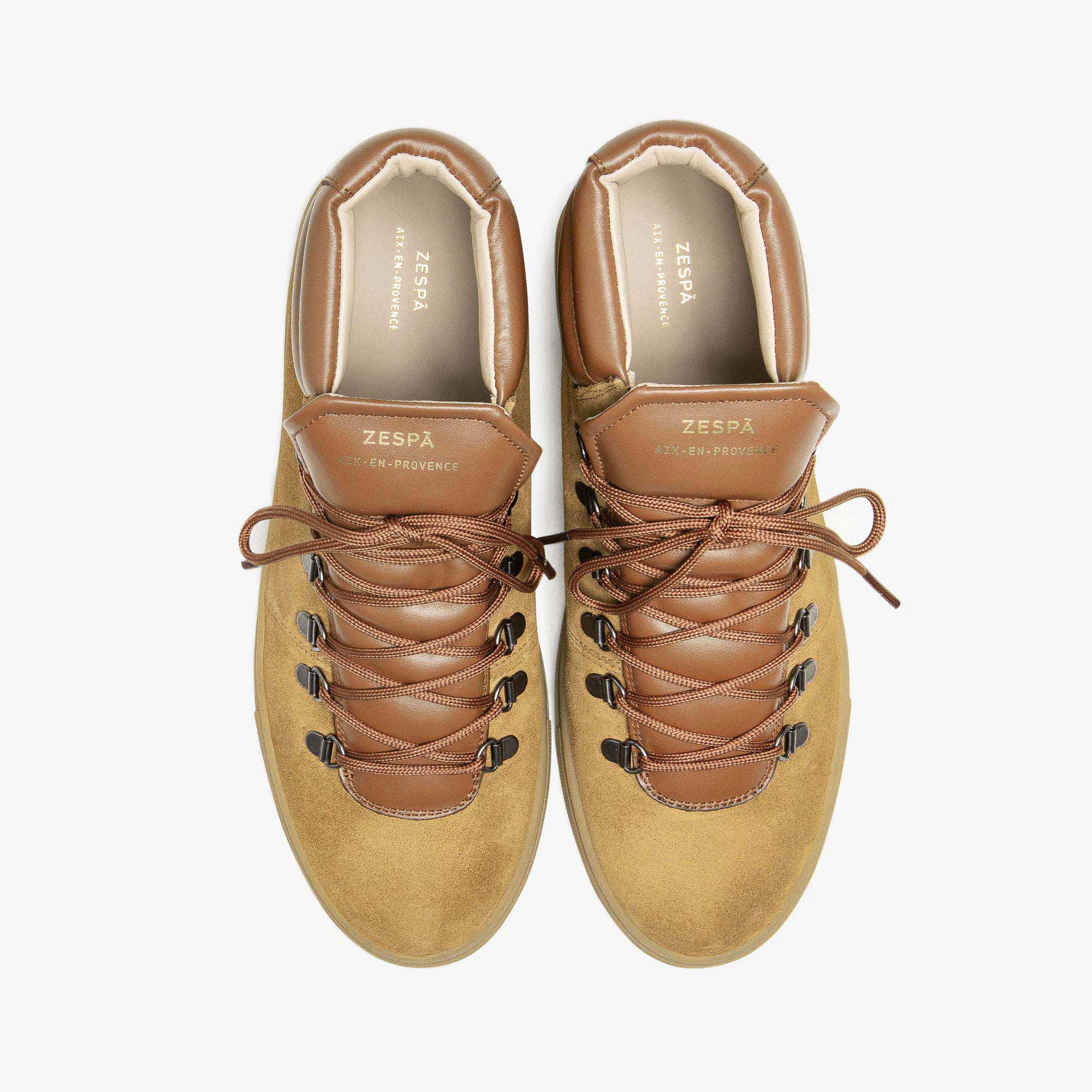 Sneakers cuir suède marron - du 39 au 46 | ZESPÀ