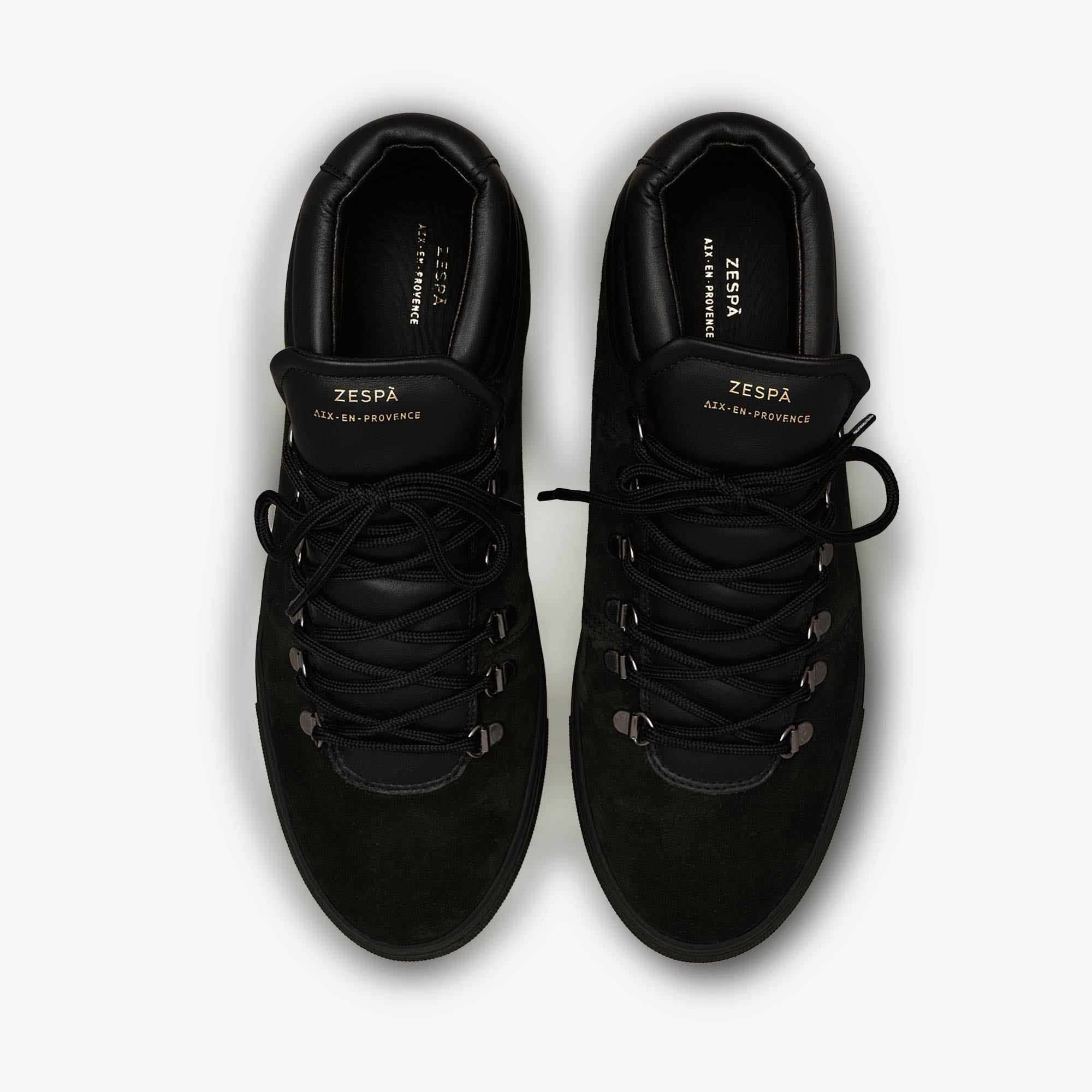 Sneakers cuir suède noir - du 39 au 46 | ZESPÀ