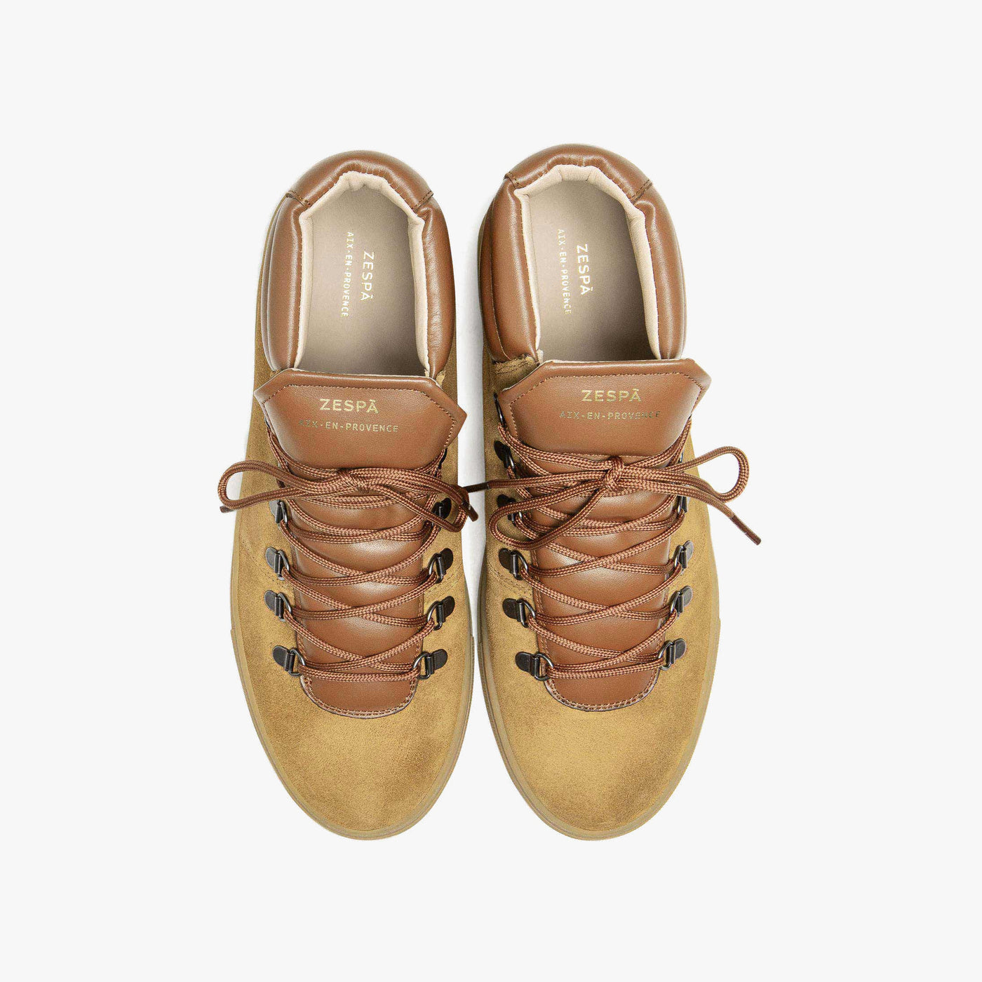 Sneakers cuir suède marron - du 35 au 41 | ZESPÀ