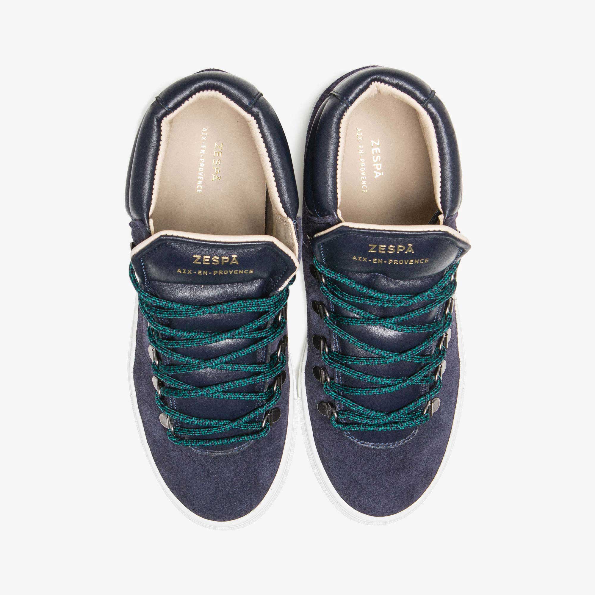 Sneakers cuir suède marine - du 35 au 41 | ZESPÀ