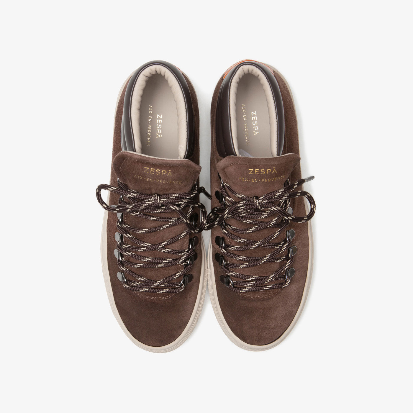 Sneaker outdoor en cuir suède marron foncé du 39 au 46 | ZESPÀ