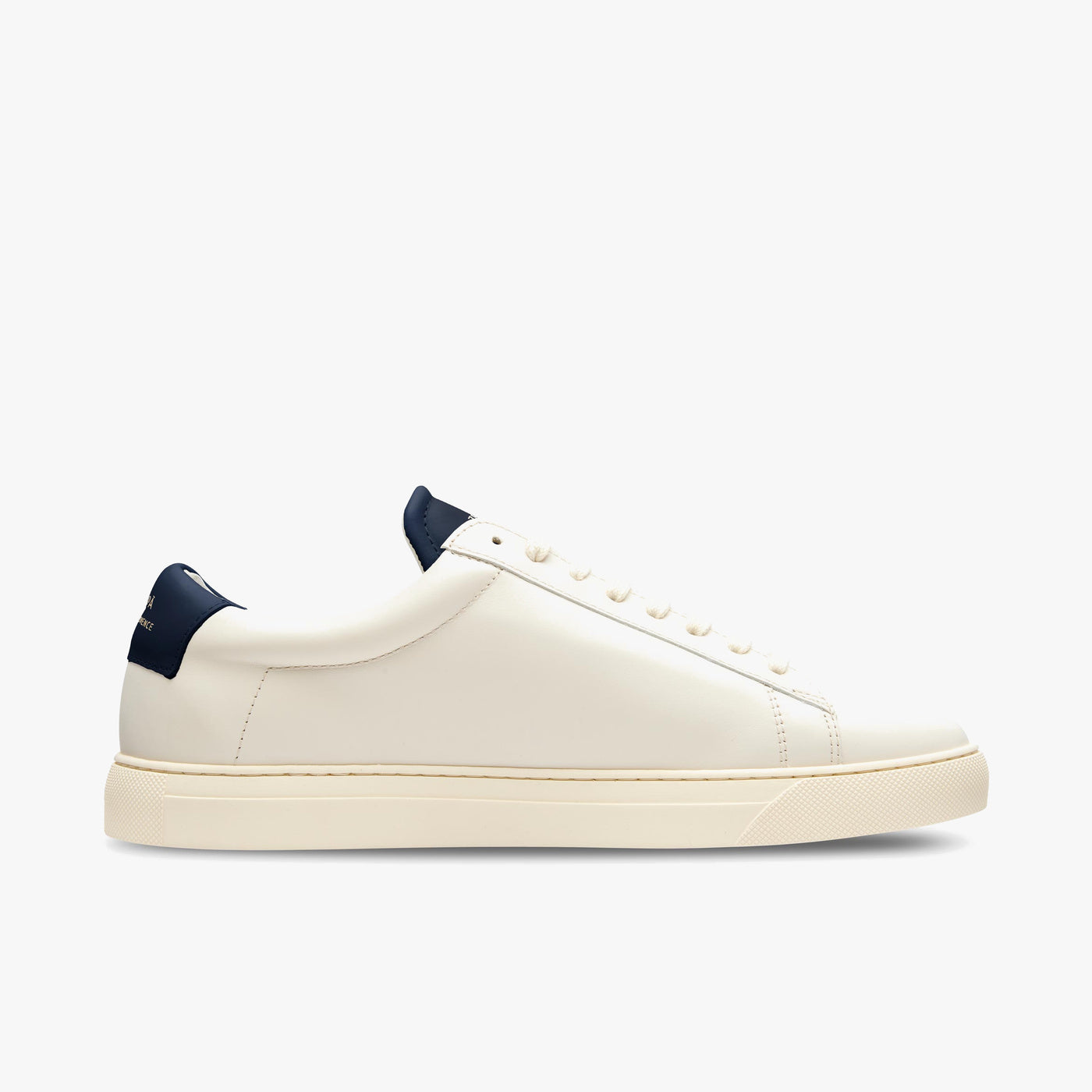 Sneakers cuir blanc cassé et marine - du 39 au 46 | ZESPÀ