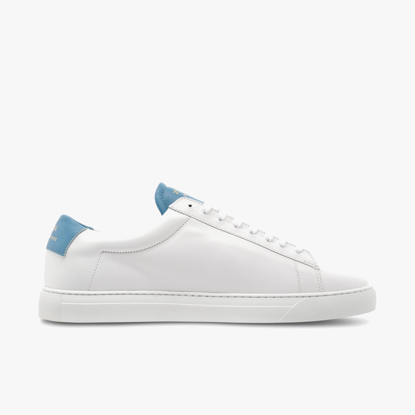 Sneakers cuir blanc et bleu | ZESPÀ
