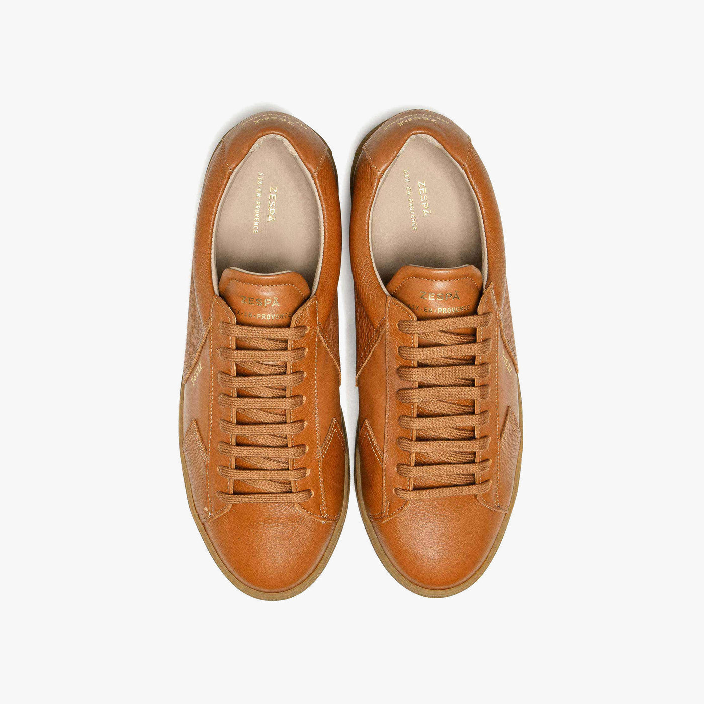 Sneakers cuir marron | ZESPÀ