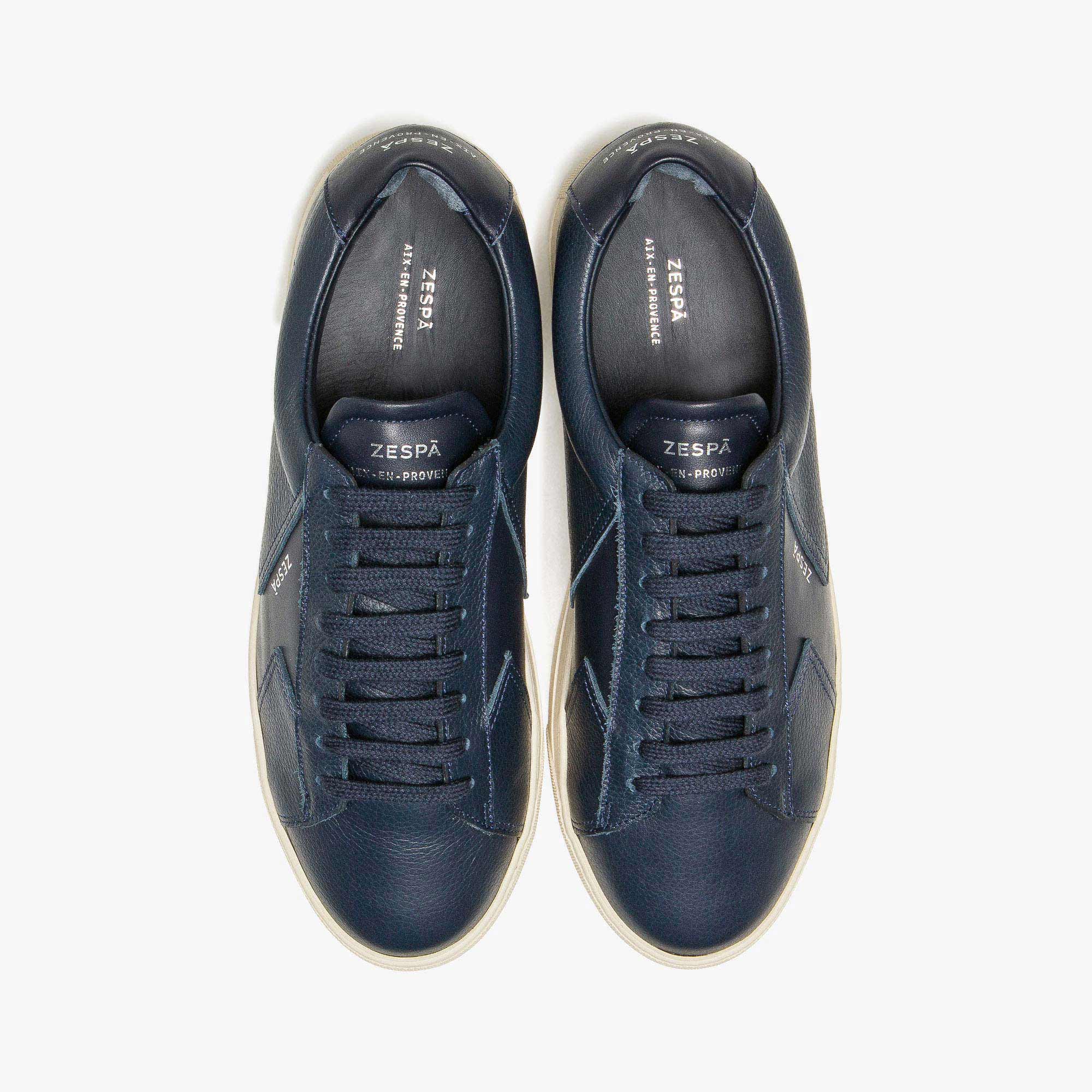 Sneakers cuir marine | ZESPÀ