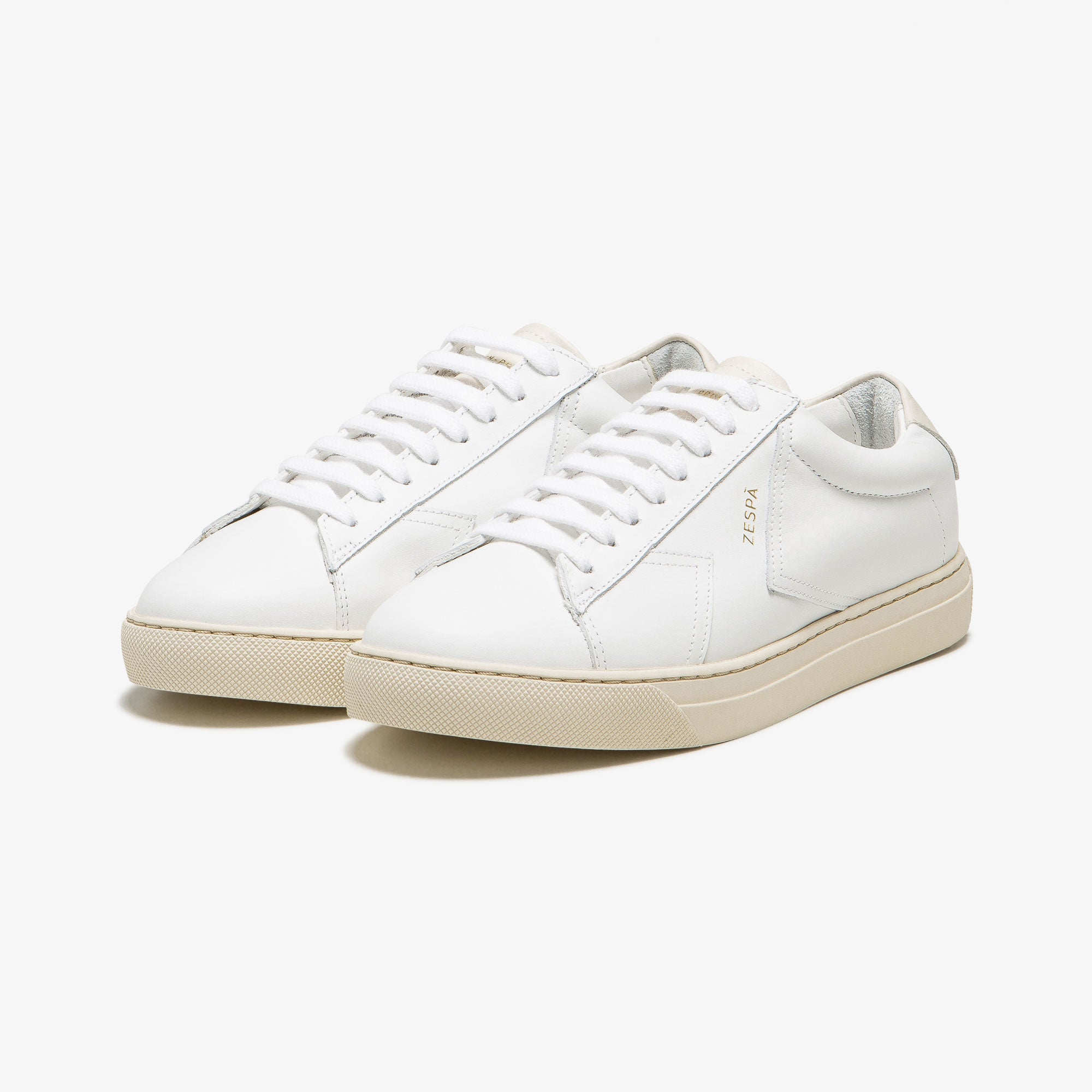 Sneaker en cuir blanc homme du 39 au 46 | ZESPÀ