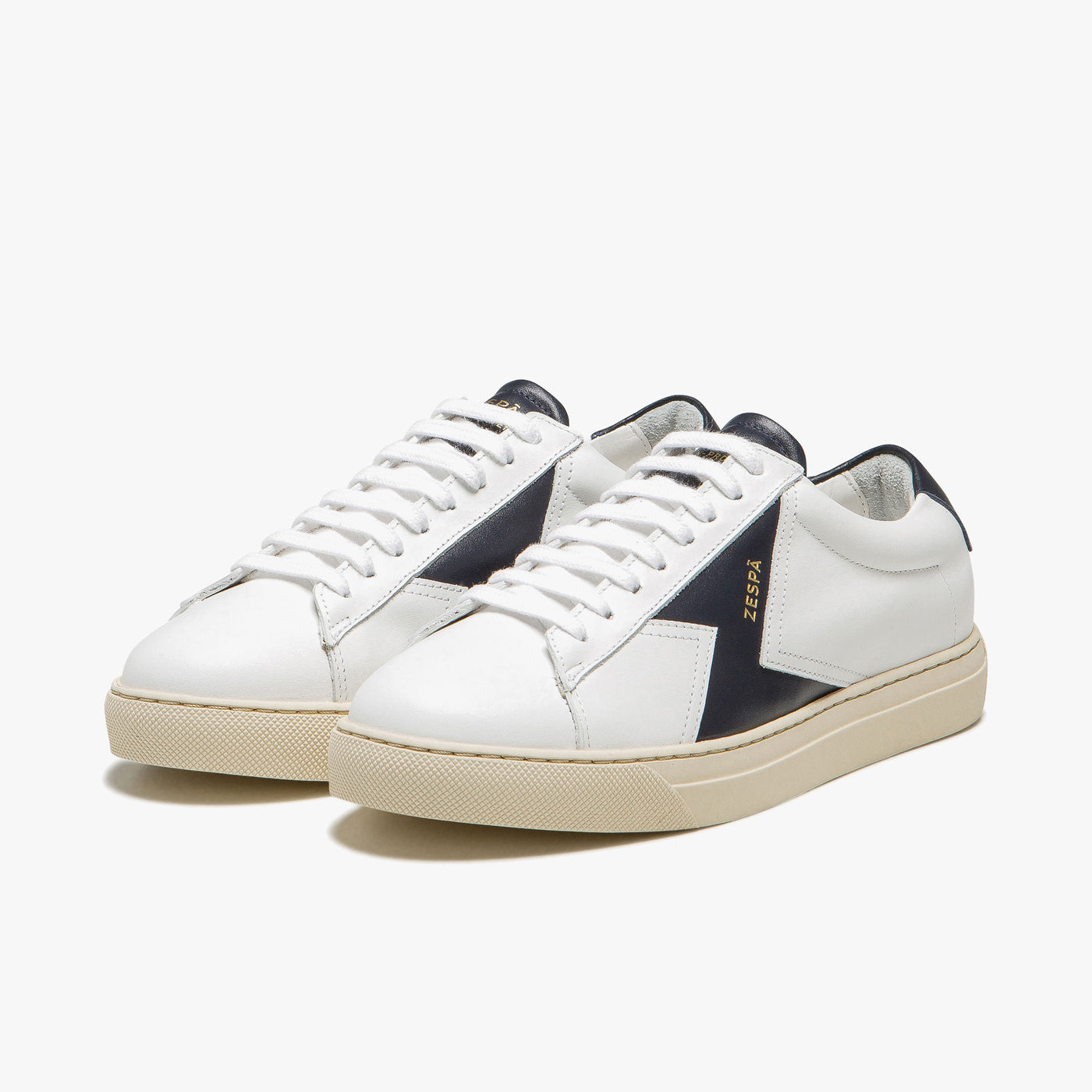 Sneakers cuir marine - du 39 au 46 | ZESPÀ