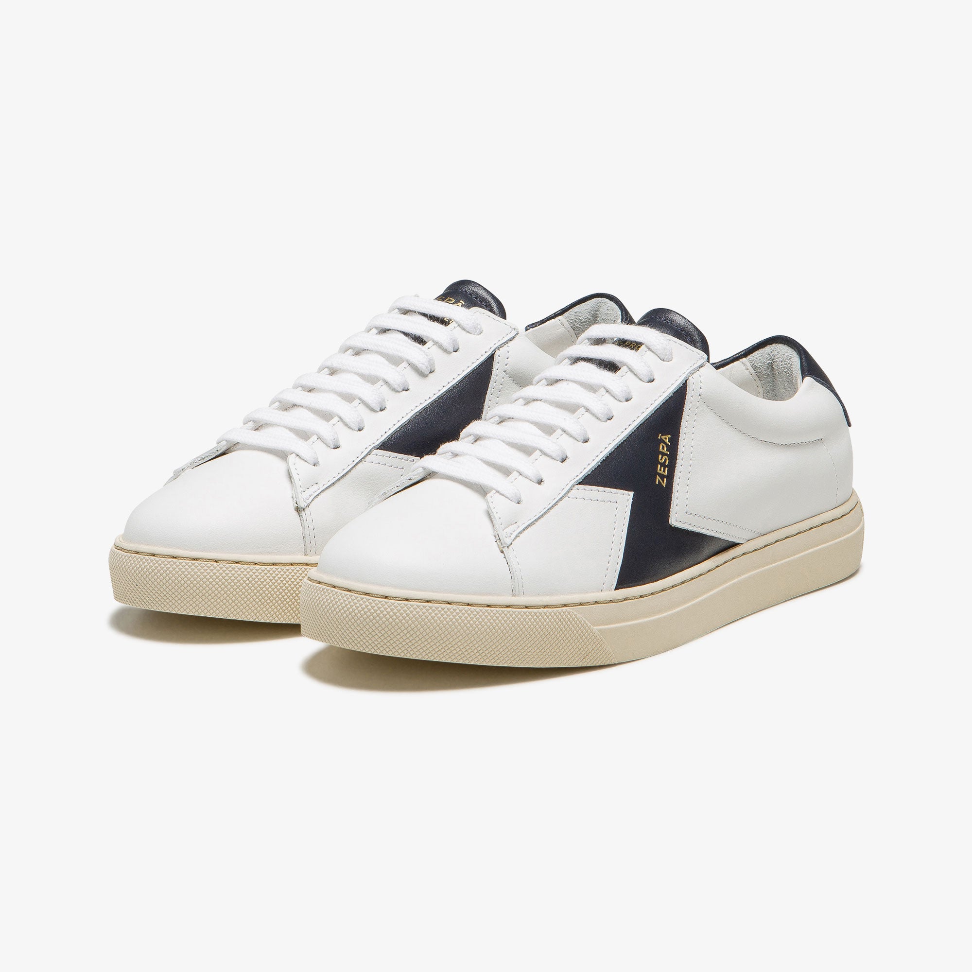 Sneakers cuir marine - du 39 au 46 | ZESPÀ