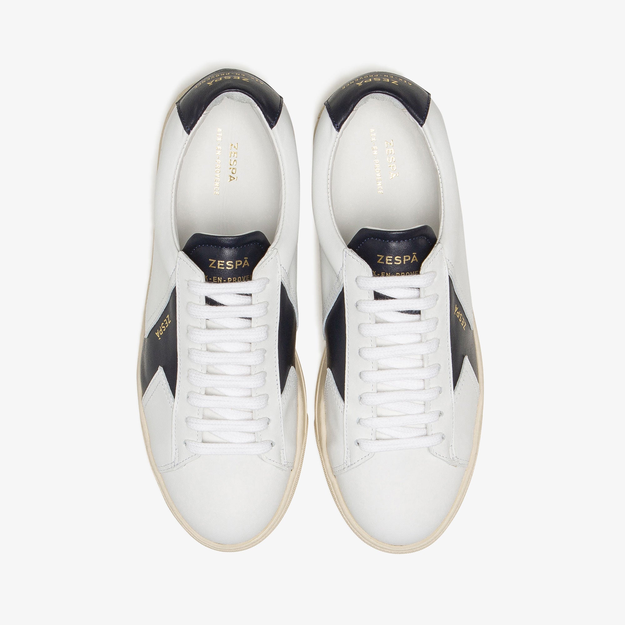 Sneakers cuir marine - du 39 au 46 | ZESPÀ