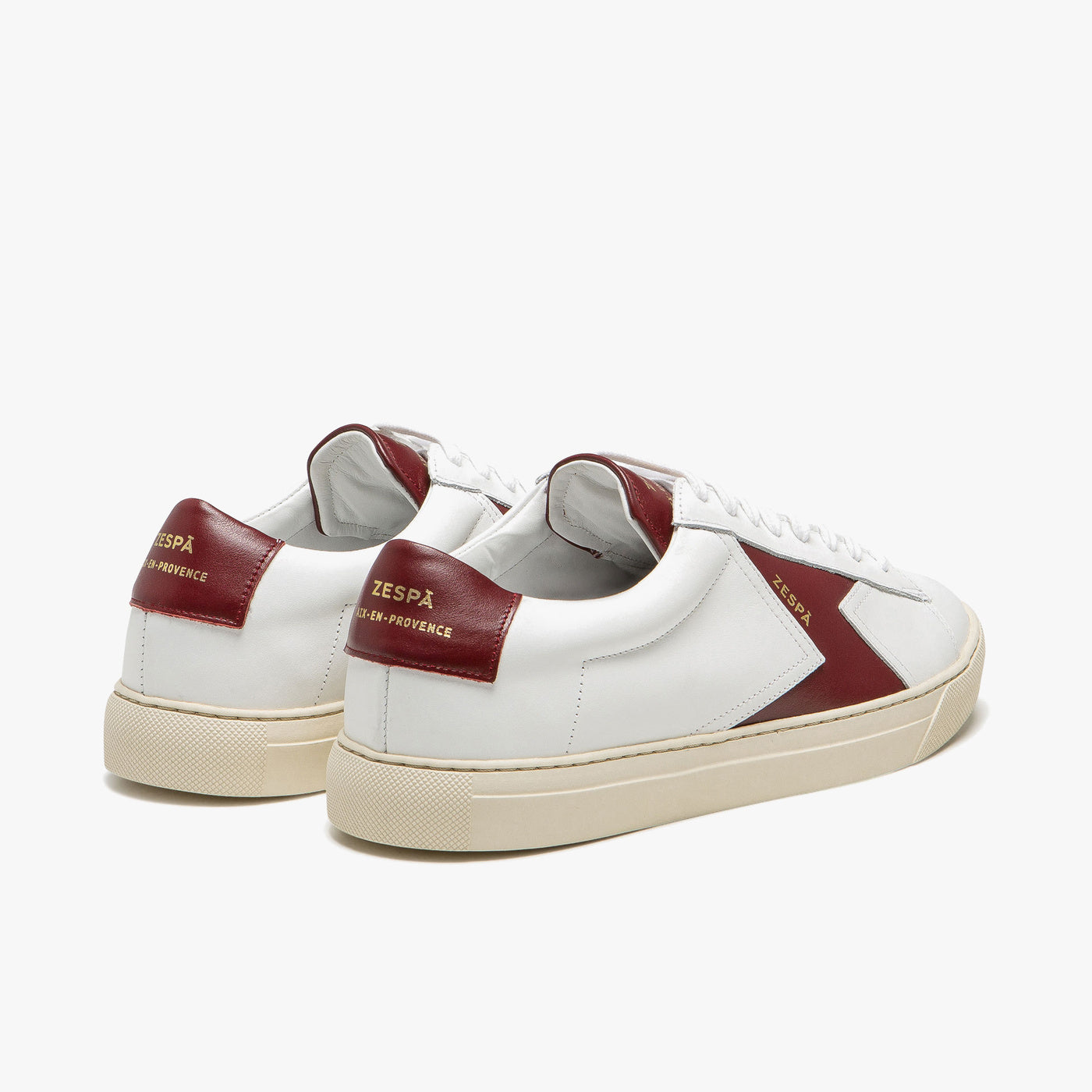 Sneakers cuir rouge foncé | ZESPÀ